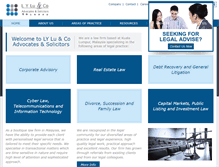 Tablet Screenshot of lylumalaysialaw.com